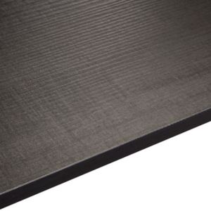 Image of 12.5mm Exilis Brasero black Wood effect Square edge Laminate Worktop (L)2.4m (D)425mm