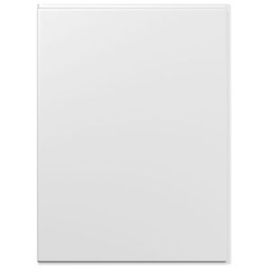 Image of Cooke & Lewis Gloss White Straight Front Bath panel (W)800mm