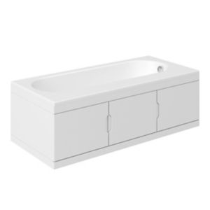 Image of Cooke & Lewis Verso Acrylic Right-handed Straight Bath (L)1675mm (W)765mm