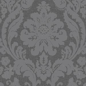 Image of Colours Zara Charcoal Glitter effect Embossed Wallpaper