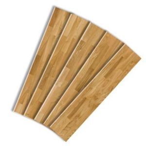 Natural Oak Effect 4 Strip Real Wood Top Layer Flooring, 2.03M² Pack