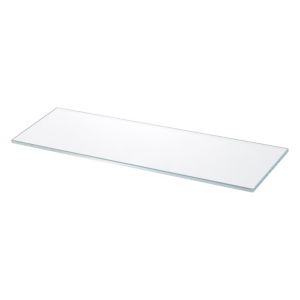 Image of Imandra Clear Glass Bathroom Shelf (L)275.5mm