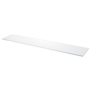 Image of Imandra Clear Glass Bathroom Shelf (L)658.5mm