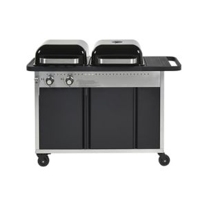 Image of Rockwell Gas & charcoal Black Hybrid barbecue