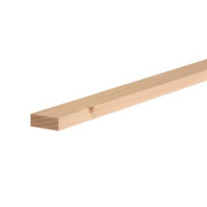 Image of Smooth Planed Square edge Timber (L)2.1m (W)44mm (T)12mm Pack of 16