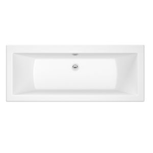 Image of Cooke & Lewis Arezzo Reversible Acrylic Straight Bath & 6 jet air spa (L)1700mm (W)750mm