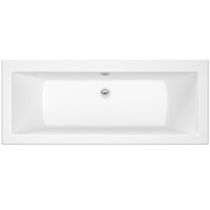 Image of Cooke & Lewis Arezzo Supercast acrylic Rectangular Straight Bath (L)1700mm (W)750mm