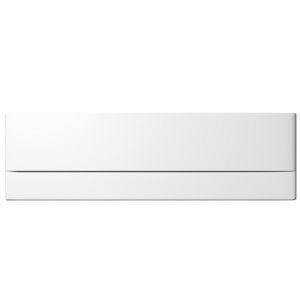 Image of Cooke & Lewis White Straight Front Bath panel (W)1500mm