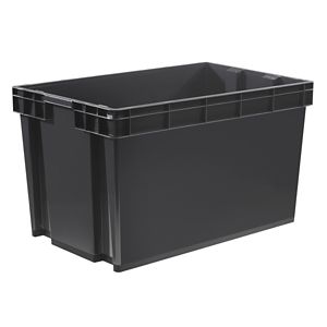 Image of Form Xago Heavy duty Grey Plastic XXL Stackable Nestable Storage box