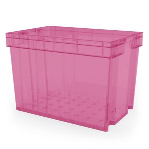 Image of Form Xago Heavy duty Fuchsia Plastic XL Stackable Storage box