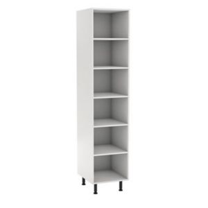 Image of GoodHome Caraway White Standard Larder cabinet (W)500mm