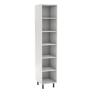 Image of GoodHome Caraway White Tall Larder cabinet (W)500mm