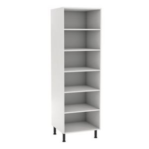 Image of GoodHome Caraway White Standard Larder cabinet (W)600mm