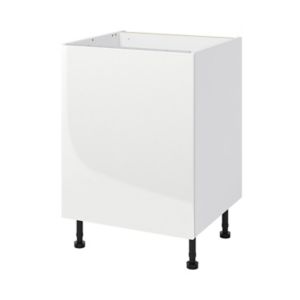 Image of GoodHome Stevia White Base cabinet (W)600mm