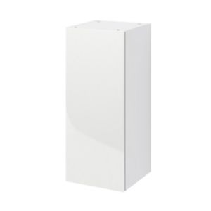 Image of GoodHome Stevia Gloss White Standard Wall cabinet (W)300mm