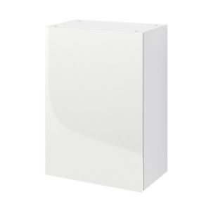 Image of GoodHome Stevia Gloss White Standard Wall cabinet (W)500mm