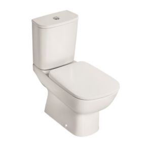 Ideal Standard Studio Echo Contemporary Close-Coupled Boxed Rim Toilet Set With Soft Close Seat White