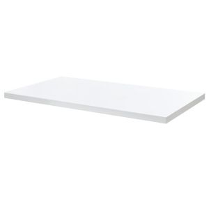 Image of 28mm GoodHome Marloes Gloss White Bathroom Worktop (W)800mm