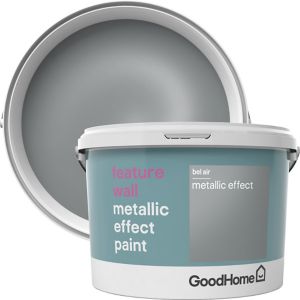 Image of GoodHome Feature wall Bel air Metallic effect Emulsion paint 2L