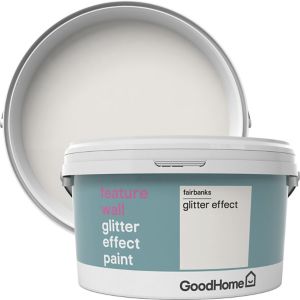 Image of GoodHome Feature wall Fairbanks Glitter effect Emulsion paint 2L