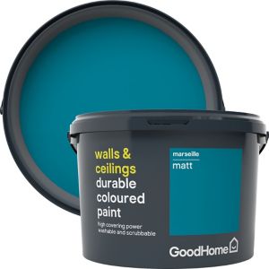 Image of GoodHome Durable Marseille Matt Emulsion paint 2.5L