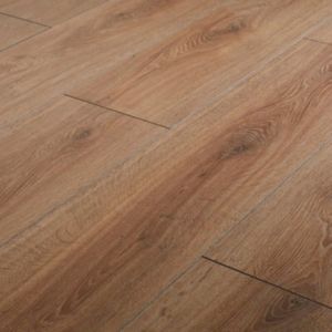 Image of Neston Natural Oak effect Laminate Flooring Sample