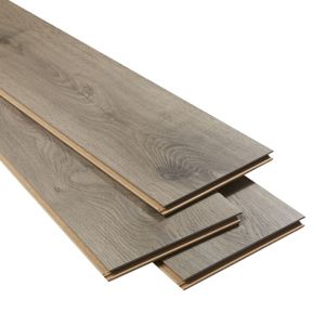 Image of Oldbury Grey Oak effect Laminate Flooring Sample
