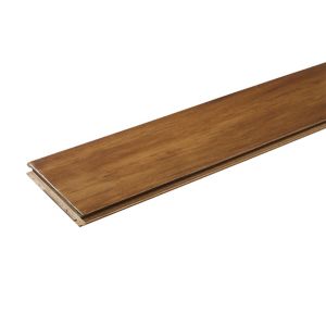 Image of Pattaya Wood effect Bamboo Real wood top layer Flooring Sample