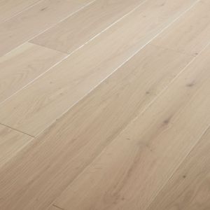 Image of Hotham Whitewashed Oak Real wood top layer Flooring Sample