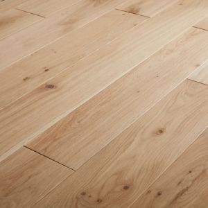 Image of Koping Natural Oak Solid wood Flooring Sample