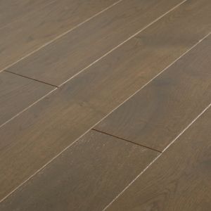 Image of Saffle Grey Oak Solid wood Flooring Sample