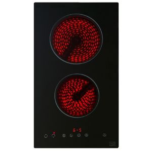 Image of Cooke & Lewis CLCER30A 2 Zone Black Glass Ceramic Hob (W)290mm