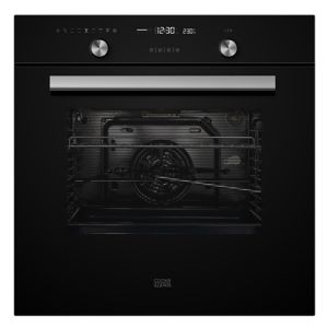 Image of Cooke & Lewis CLMFBLa Black Built-in Electric Single Multifunction Oven
