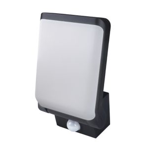 Image of Blooma Artford Adjustable Black Mains-powered LED Outdoor Wall light 800lm Pack of 1