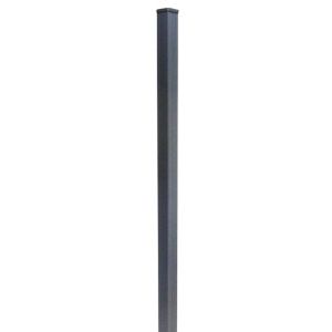 Image of GoodHome Neva Aluminium Square Fence post (H)1.39m (W)70mm