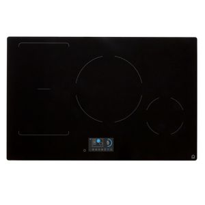 Image of GoodHome Bamia GHIHAC80 4 Zone Black Ceramic glass Induction Hob (W)800mm