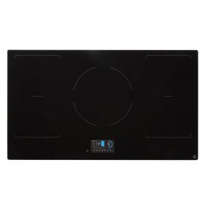 Image of GoodHome Bamia GHIHAC90 5 Zone Black Ceramic glass Induction Hob (W)900mm