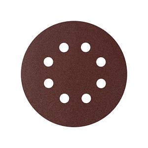 Image of Universal Fit 180 grit Sanding sheet (L)125mm (Dia)125mm Pack of 5