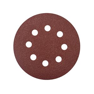 Image of Universal Fit 80 grit Sanding sheet (L)125mm (Dia)125mm Pack of 5