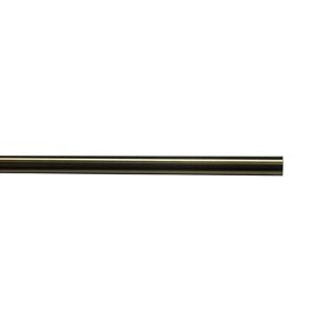 Image of GoodHome Antiki Gold Antique brass effect Fixed Curtain pole (L)2500mm-2500mm (L)2.5m