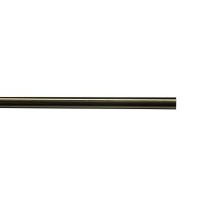 Image of GoodHome Antiki Gold Antique brass effect Fixed Curtain pole (L)1500mm-1500mm (L)1.5m