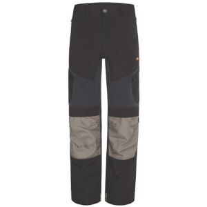Site Ridgeback Black & Grey Men's Multi-Pocket Trousers, W34" L32"