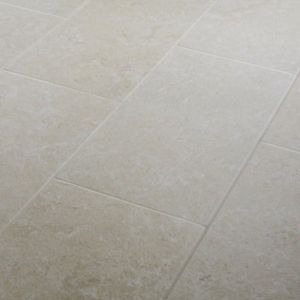 Image of Soft lime stone Warm cream Matt Stone effect Porcelain Floor Tile Sample