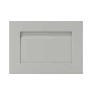 Image of GoodHome Garcinia Matt stone integrated handle shaker Drawer front bridging door & bi fold door (W)500mm