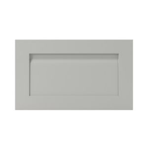Image of GoodHome Garcinia Matt stone integrated handle shaker Drawer front bridging door & bi fold door (W)600mm