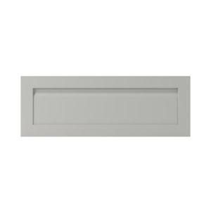 Image of GoodHome Garcinia Matt stone integrated handle shaker Drawer front bridging door & bi fold door (W)1000mm