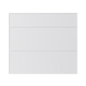Image of GoodHome Pasilla Matt white thin frame slab Drawer front (W)800mm Pack of 3