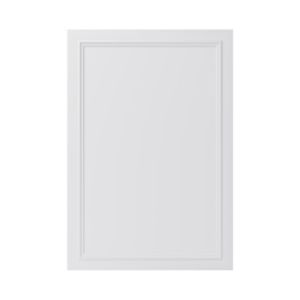 Image of GoodHome Artemisia Matt white classic shaker moulded curve Moulded curve Tall appliance Cabinet door (W)600mm