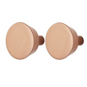 Image of GoodHome Gomasio Copper effect Cabinet handle (L)26mm Pack of 2
