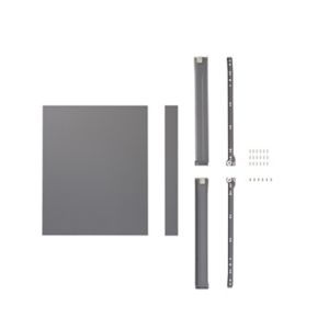 Image of GoodHome Soto Steel Kitchen fixing kit